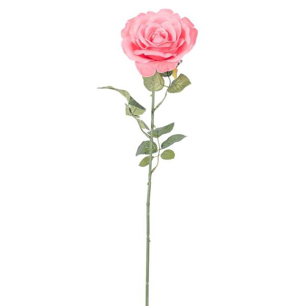 29" Artificial Coral Rose Spray (6 pack)