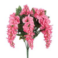 View 19" Artificial Pink Wistera Bush