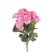 View 18" Artificial Coral Geranium Bush