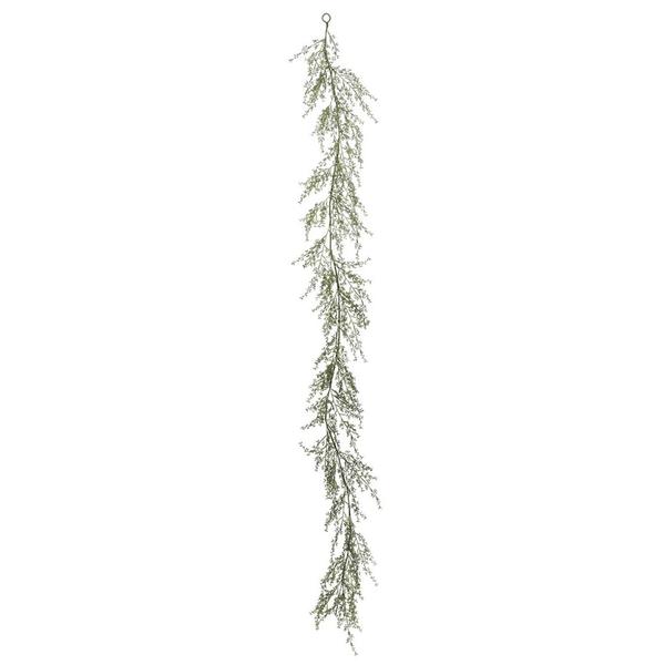 6' Artificial Green Fairhill Leaf Garland