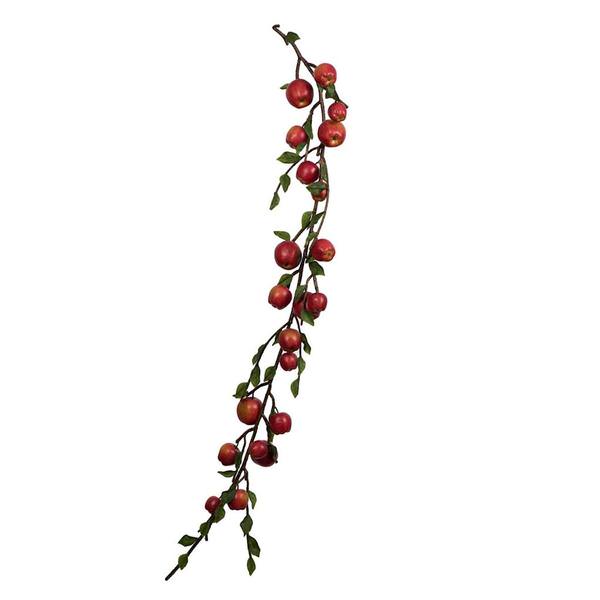 5' Artificial Country Apples Garland