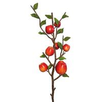 Vickerman 25" Artificial Green/Red Country Apples Spray