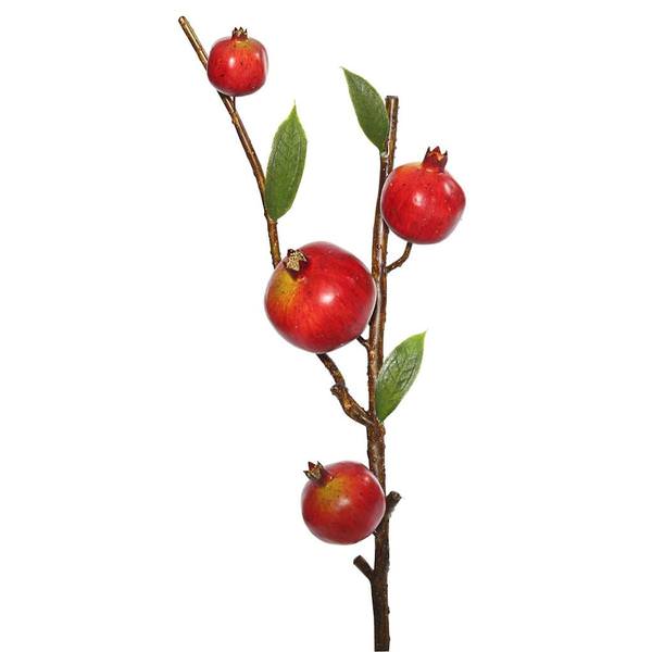 16" Artificial Pomegranate Spray