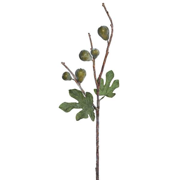 29" Artificial Green Fig Spray