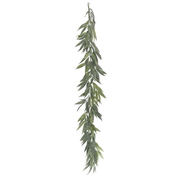 6' Artificial Muddy White Willow Garland