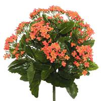 View 15.5" Artificial Orange Kalanchoe Bush