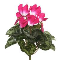 View 11" Artificial Beauty Cyclamen Bush