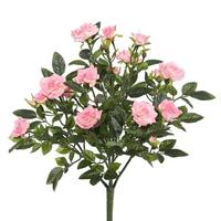 View 15" Artificial Light Pink Mini Diamond Rose Bush