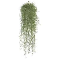 Vickerman 29.5" Artificial Powder Gray Green Plastic Long Hair Hanging Bush Vine