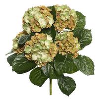 Vickerman 17.5" Artificial Green Hydrangia Bush