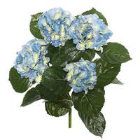 Vickerman 17.5" Artificial Blue Hydrangea Bush