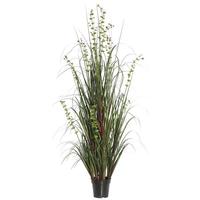 Vickerman 48" Artificial Potted Eucalyptus Grass