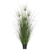 Vickerman 36" Artificial Potted Green Brushed Grass