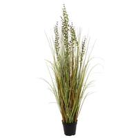 View 48" Artificial Potted Green/Brown Grass