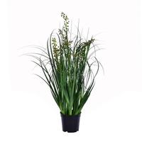 View 24" Artificial Potted Green Sheep's Grass