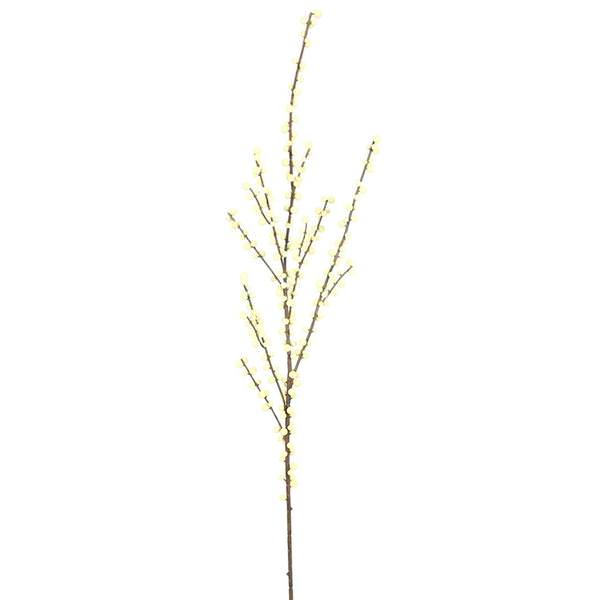 44" White Berry Spray