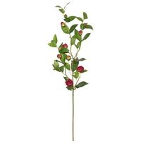View 34" Artificial Burgundy Tea Rose Spray