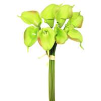 Vickerman 14" Artificial Green Calla Lily Bundle