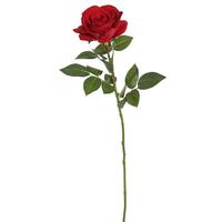 Vickerman 27" Artificial Red Natural Touch Rose Stem (3 pack)
