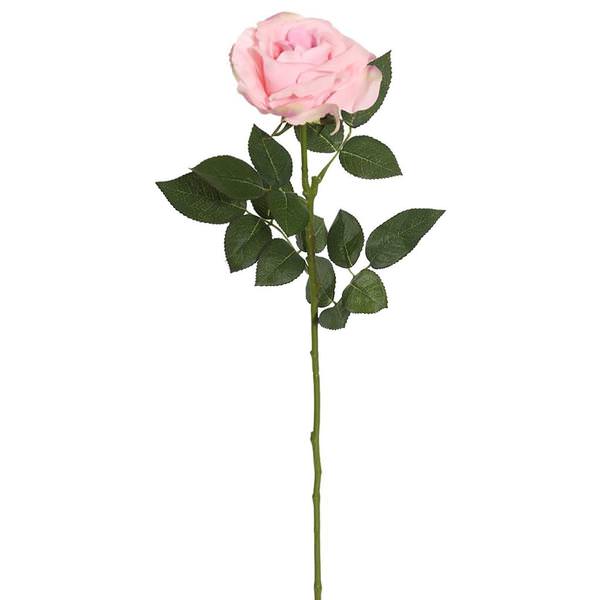 27" Artificial Pink Natural Touch Rose Stem (3 pack)