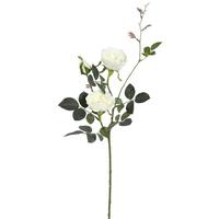 Vickerman 31" Artificial White Rose Spray (3 pack)