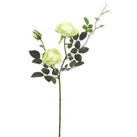 Vickerman 31" Artificial Green/White Rose Spray (3 pack)