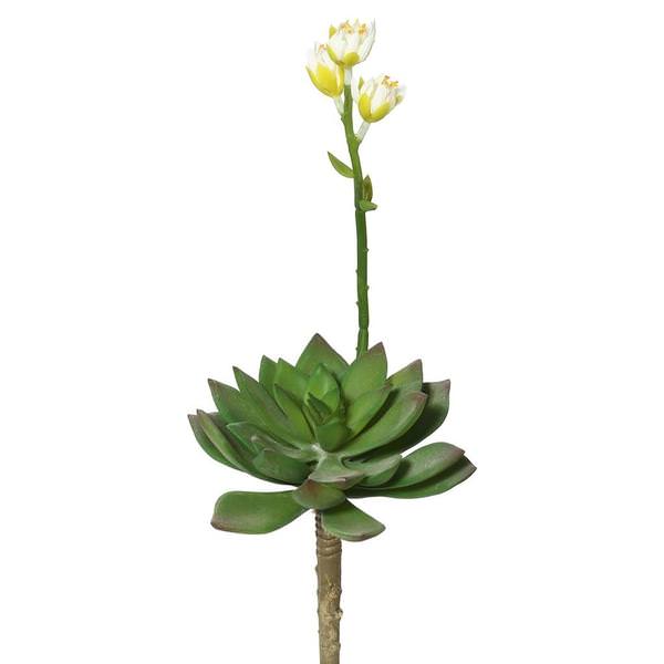 11" Artificial Echeveria Stem Pick (3 pack)