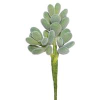 Vickerman 7" Green Artificial Crassula Stem Pick (3 pack)