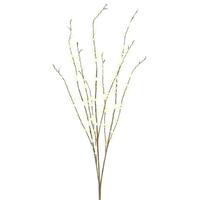 Vickerman 33" Artificial Green/Cream Pussy Willow Spray