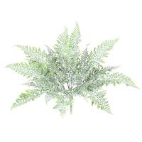Vickerman 17" Artificial Frosted Fern Spray