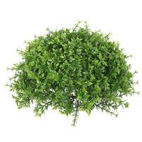 Vickerman 13" Artificial Green Mixed Greenery Half Ball