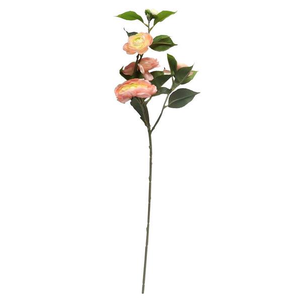 29" Artificial Pink Camellia Spray