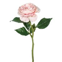 Vickerman 13" Artificial Pink Rose Stem (6 Pack)