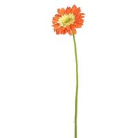 Vickerman 21" Artificial Orange Gerbera Daisy (6 Pack)