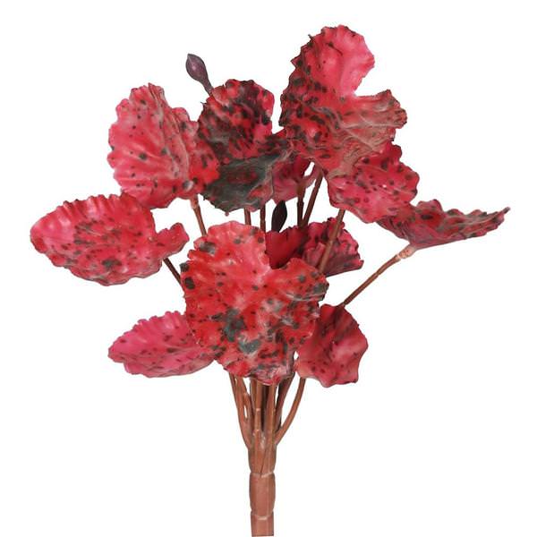 10" Artificial Red Coral Bells Spray (3 pack)