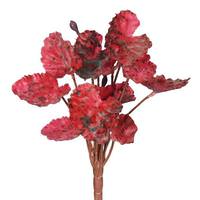 Vickerman 10" Artificial Red Coral Bells Spray (3 pack)