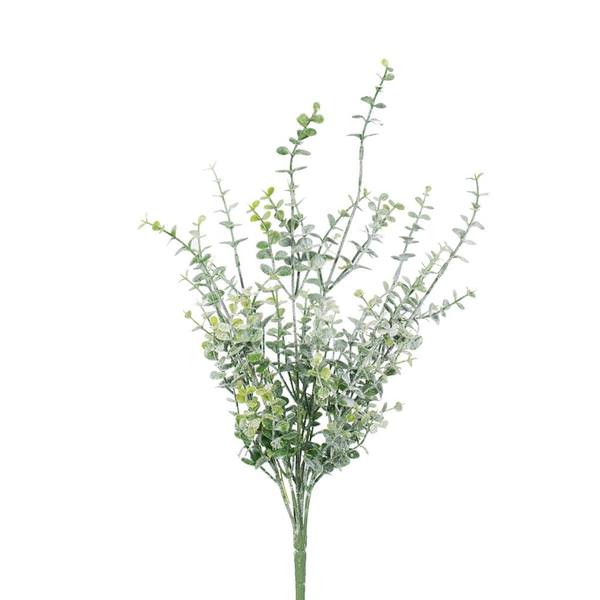 18" Artificial Green Mini Leaf Bush