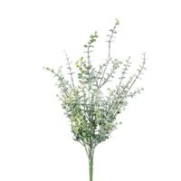 Vickerman 18" Artificial Green Mini Leaf Bush