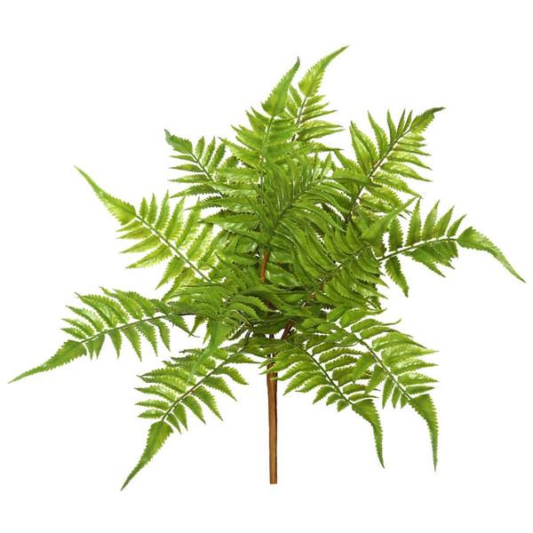 17" Artificial Green Hanging Fern Spray