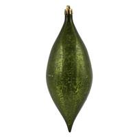 Vickerman 7" Moss Green Shiny Mercury Finish Drop Ornament (4 pack)