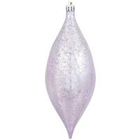 Vickerman 7" Lavender Shiny Mercury Finish Drop Ornament (4 pack)