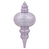 Vickerman 7" Lavender Shiny Mercury Finish Finial Ornament (3 pack)