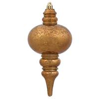 Vickerman 7" Copper Shiny Mercury Finish Finial Ornament (3 pack)
