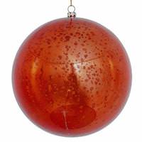 Vickerman 6" Copper Shiny Mercury Ball  Ornament (4 pack)
