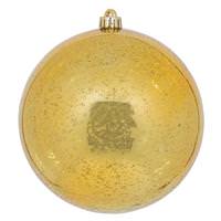 Vickerman 6" Honey Gold Shiny Mercury Ball Christmas Ornament (4 pack)