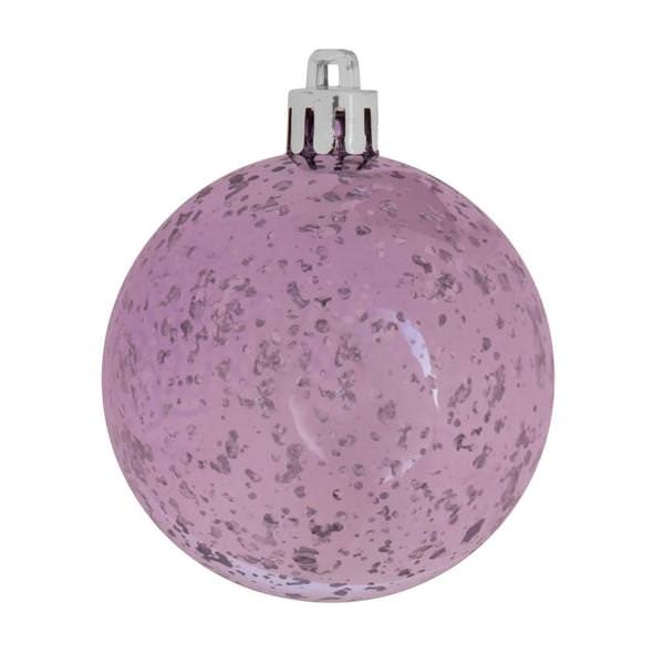 8" Lavender Shiny Mercury Ball Ornament