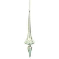 Vickerman 12" Champagne Pearlized Finish Finial Ornament (3 pack)