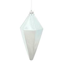 Vickerman 7.5" Silver Shiny Lantern Ornament (4 pack)