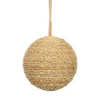 Vickerman 6" Camel Rope Ball Ornament (2 pack)