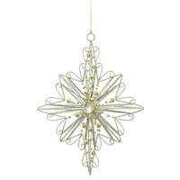 Vickerman 10" Champagne Glitter Jewel Bethleham Star Ornament